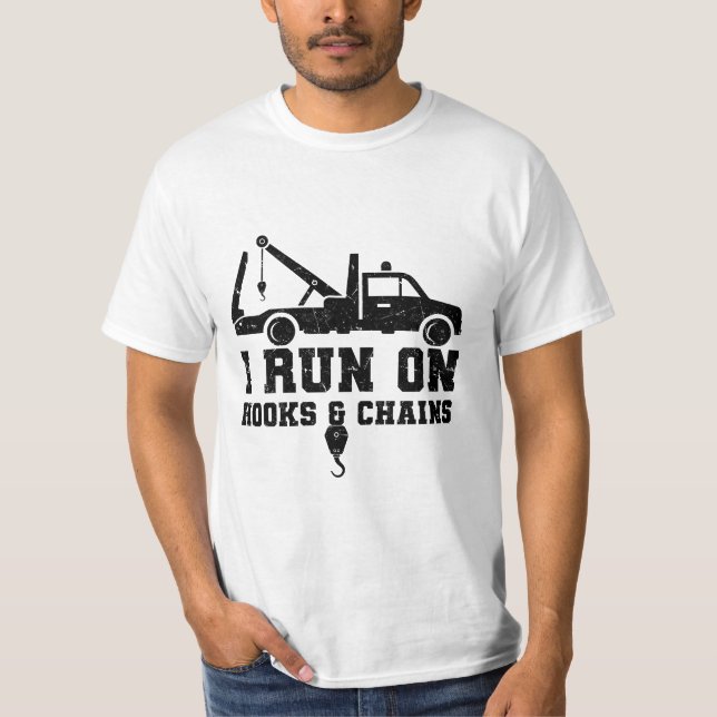 Tow Truck | Tow Truck Car Breakdown Gifts T-Shirt (Front)