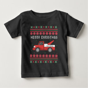 Tow Truck Ugly Christmas Sweater
