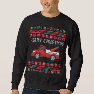 Tow Truck Ugly Christmas Sweater