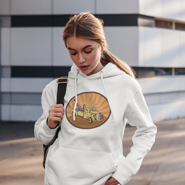 Tow Truck Womens Hoodie (Creator Uploaded)