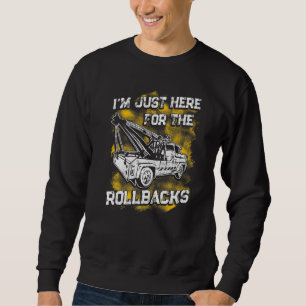 Tow Trucker Tow Truck Driver Tow Operator Breakdow Sweatshirt