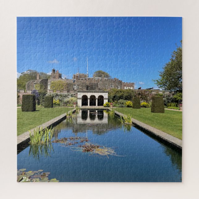 Towards Walmer Castle Across The Pond Jigsaw Puzzle (Vertical)