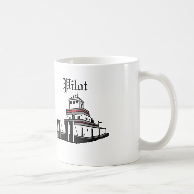 Towboat Pilot Coffee Mug (Right)