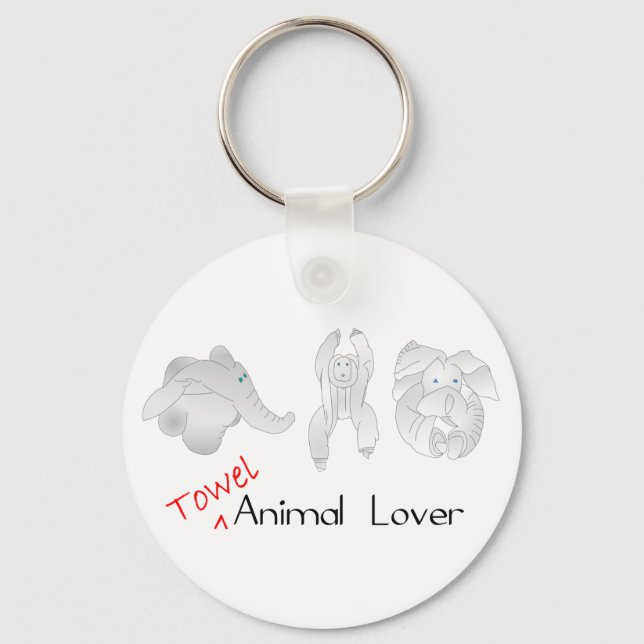 Towel Animal Lover Key Ring (Front)