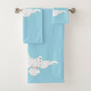 Towel Bath Towel Sets : White Dove