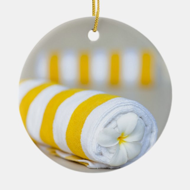 Towel Ceramic Tree Decoration (Front)