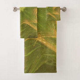 Towel Fractal Light Green Palette