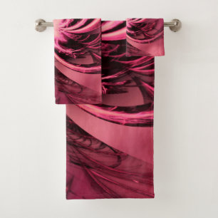Towel Fractal Twisted Purple & Plum