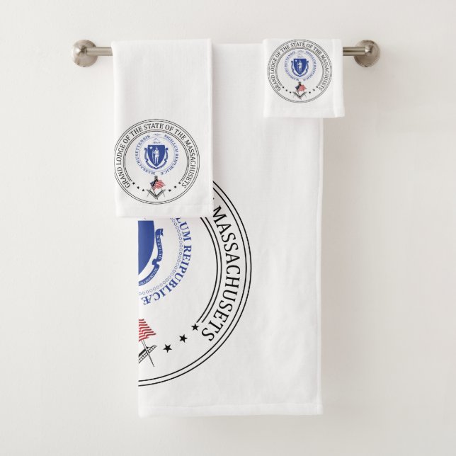 Towel Freemasonry  Loge of state of Massachusets (Insitu)