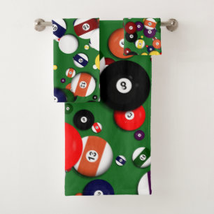 Towel Set - Billiards