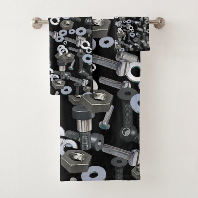 Towel Set - Nuts and Bolts (Insitu)