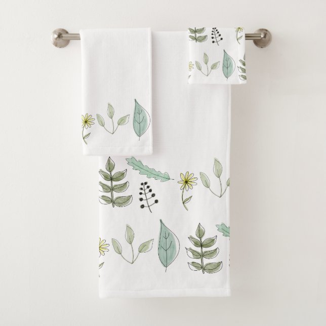 Towel Set - Summer Leaves (Insitu)