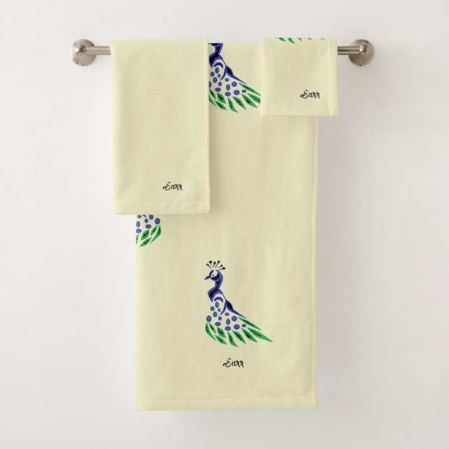 Towel Sets : Peacock's (Insitu)
