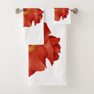 Towel Sword Lily Red Yellow