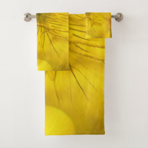Towel Yellow Bokeh Flower