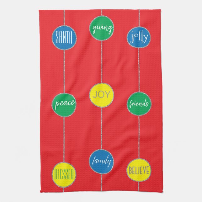 Towels "Christmas Messages" (Vertical)