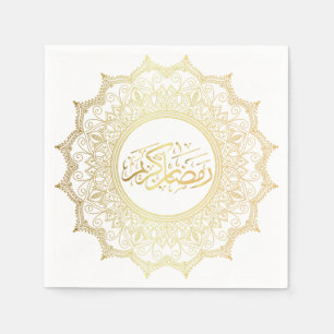 Towels in Arabic Ramadan Kareem Paper Napkin