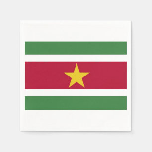 Towels Surinamese flag. Napkin