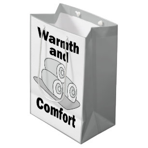 Towels Warmth And Comfort Birthday Medium Gift Bag