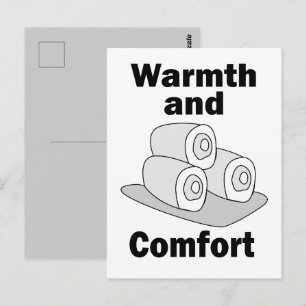 Towels Warmth And Comfort Postcard