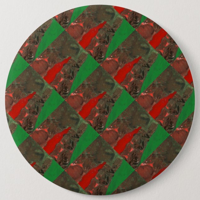 "Tower #2" Abstract Art Button (Front)