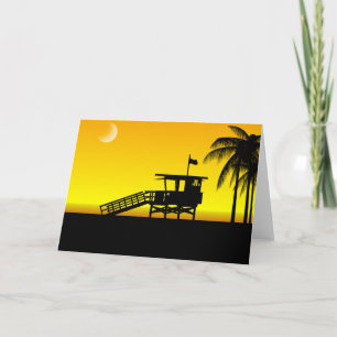 Tower 41 Greeting Card (yellow)