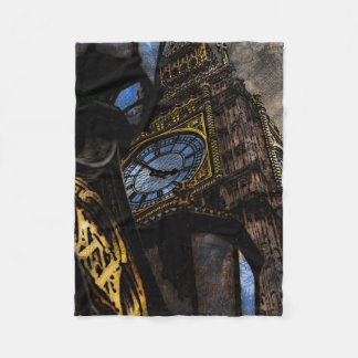 Tower Big Ben London Fleece Blanket