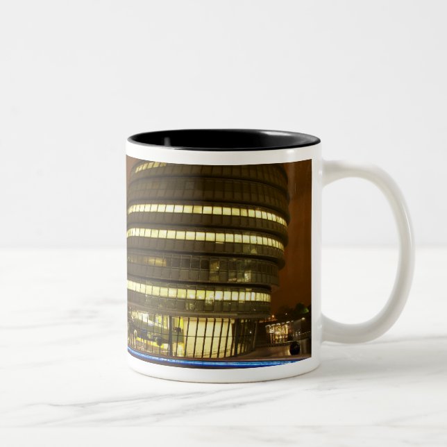 Tower Bridge, and Greater London Authority Two-Tone Coffee Mug (Right)