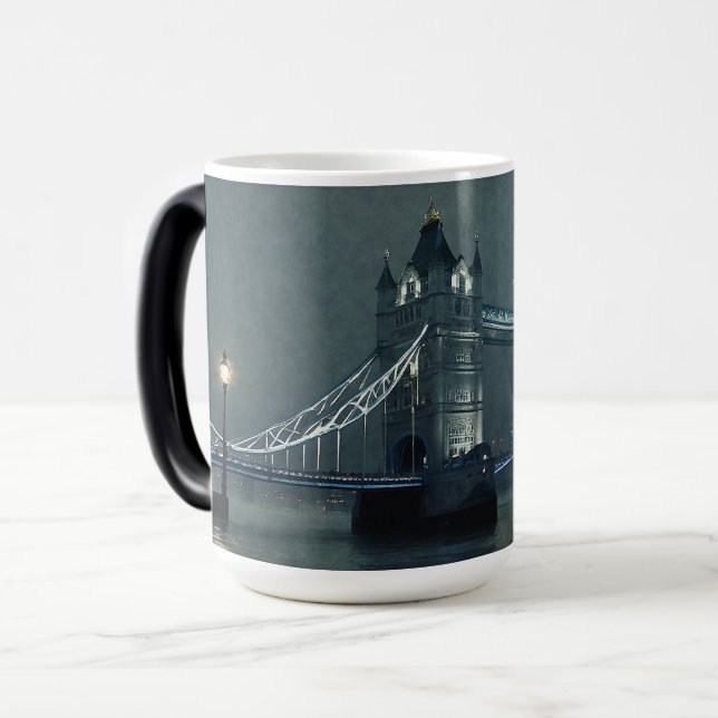 Tower Bridge and London Fog Magic Mug (Front Left)