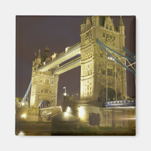 Tower Bridge and River Thames at dusk, London, Magnet