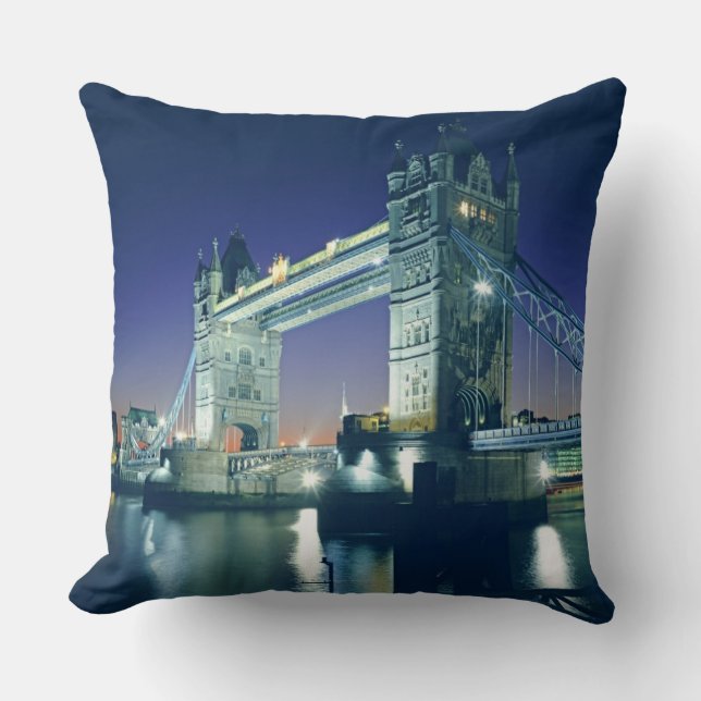 Tower Bridge at Dusk Cushion (Front)