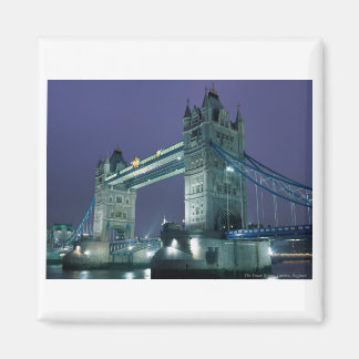 Tower Bridge at night, London, England Magnet