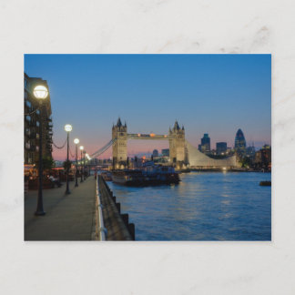 Tower Bridge at night Postcard