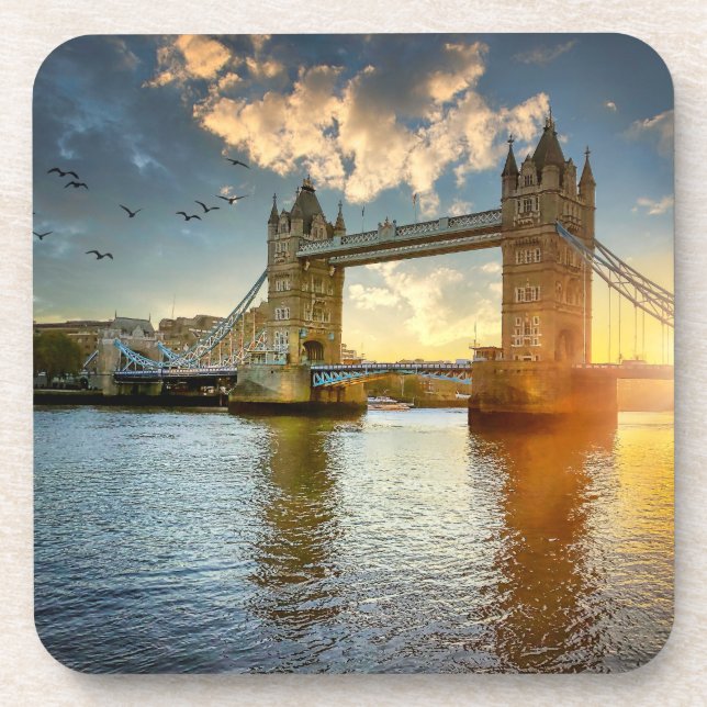 Tower Bridge at Sunset Coaster (Front)