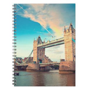 Tower bridge at sunset, Londonplace, london, brid Notebook