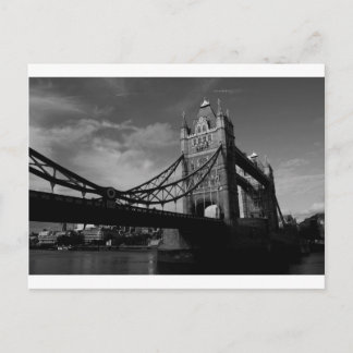 tower bridge black and white Image Postcard