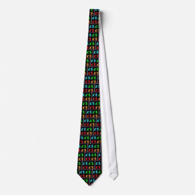 Tower Bridge Collage Tie (Front)