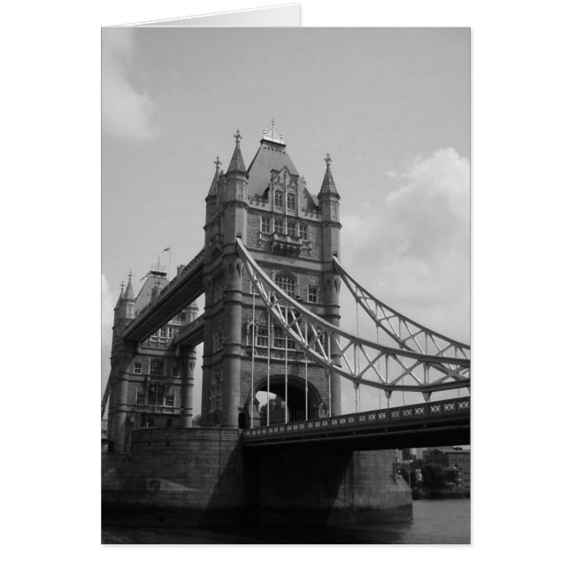 Tower Bridge Grey Card (Front)