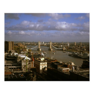 Tower Bridge in the 1990's Poster