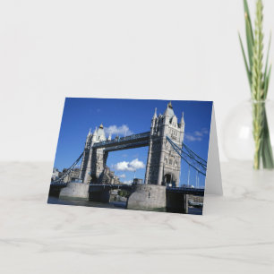 Tower Bridge in the 1990's Thank You Card