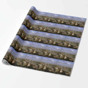 Tower Bridge in the 1990's Wrapping Paper