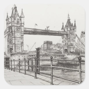 Tower Bridge London 2006 Square Sticker