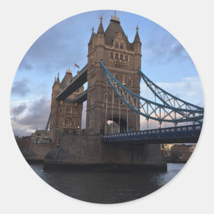 Tower Bridge, London Classic Round Sticker