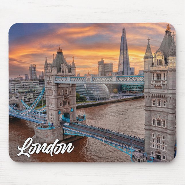 Tower Bridge, London, England Mouse Pad (Front)