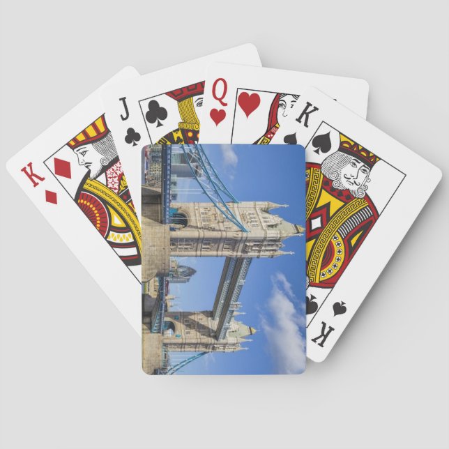 Tower Bridge, London, England Playing Cards (Back)