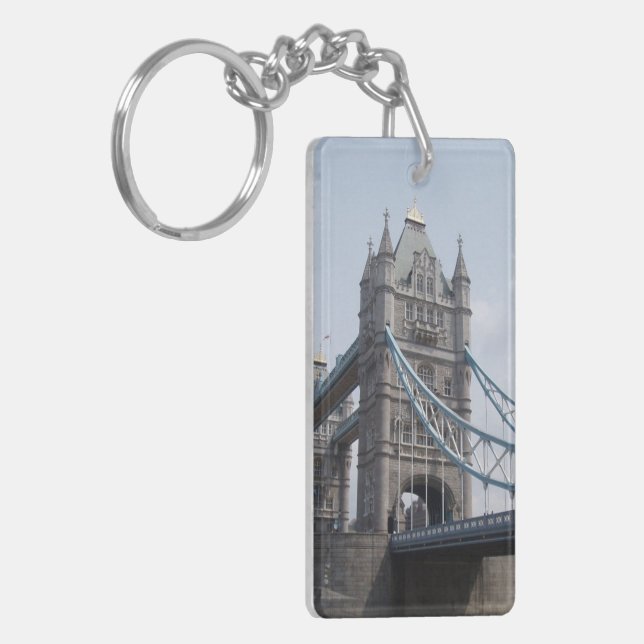 Tower Bridge London Souvenir Keychain (Front Left)
