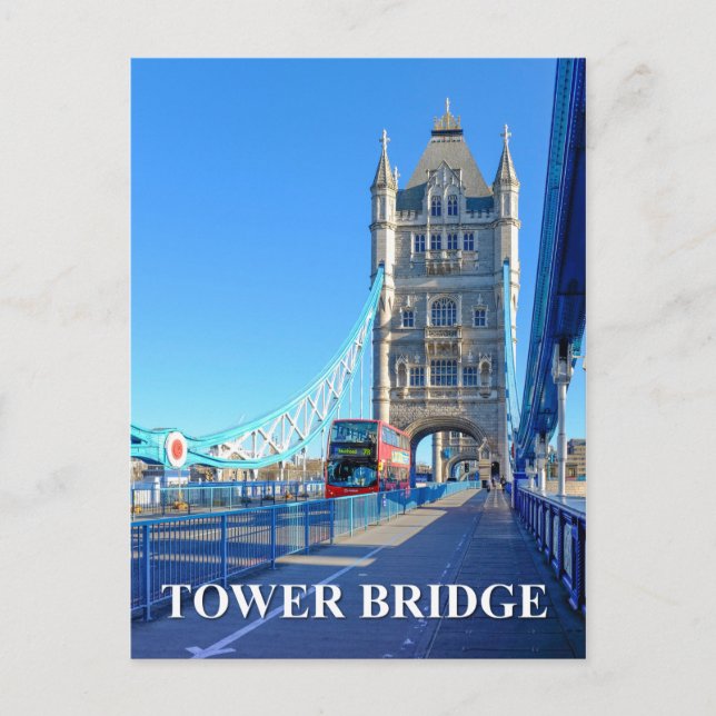 Tower Bridge, London UK Postcard (Front)