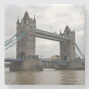 Tower Bridge Marble Coaster Set