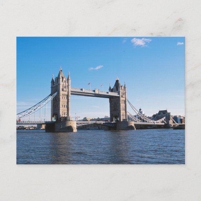 Tower Bridge on the Thames River Postcard (Front)