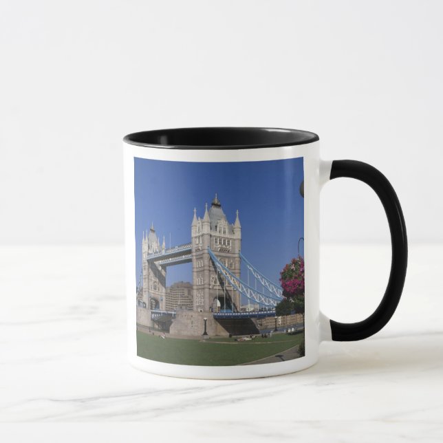 Tower Bridge, River Thames, London, England Mug (Right)